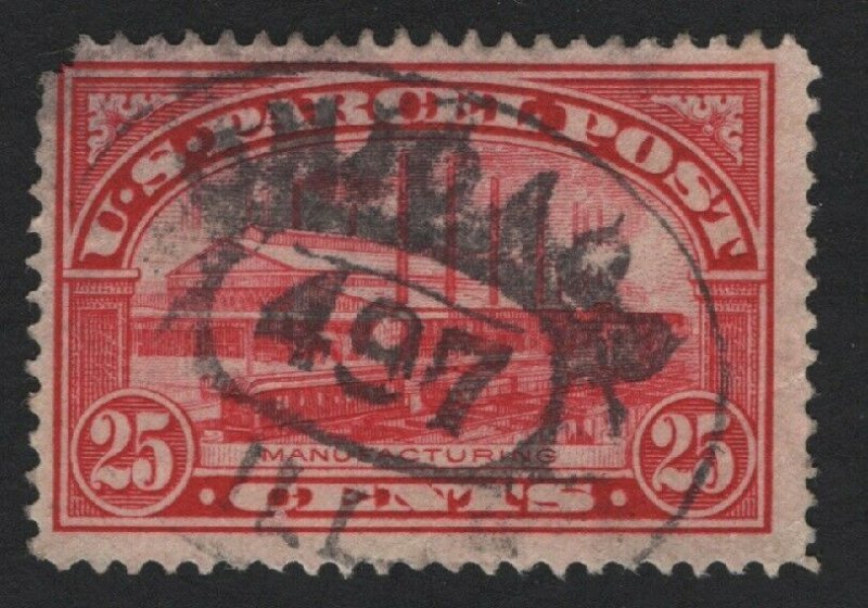 United States USED Scott Number Q9  F-VF CHICAGO CANCEL -  BARNEYS