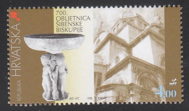 Croatia: 1998 700th anniv. Sibenik Bishopric MNH