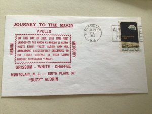 Apollo 11 Man on the Moon 1969 Moon Landing stamp cover   A13772