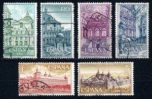 Spain #1021-1026  Set of 6 Used