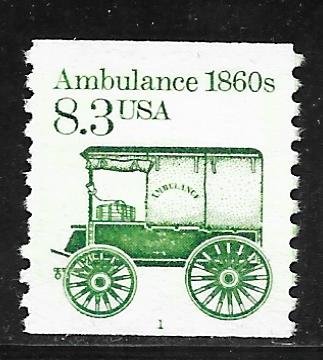 USA 2128: 8.3c Ambulence, single, MNH, VF