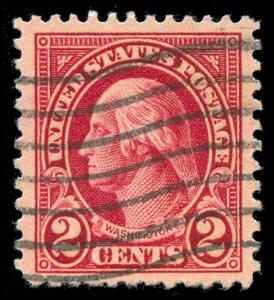 momen: US Stamps #634A Used SUPERB Jumbo 2 PF Certs