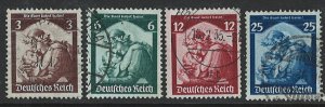 Germany Scott 448-451 Used! Complete Set!