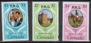 Grenada - 1982 overprinted Royal Wedding - MNH (802)