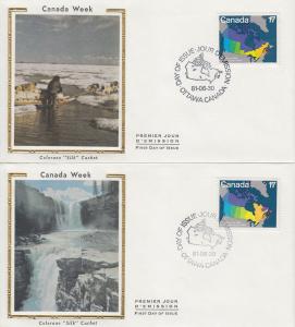 1981 Canada Canada Day (Scott 890-93) 4 Colorano FDCs