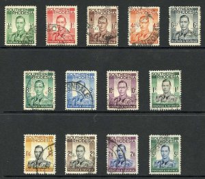 Southern Rhodesia SG40/52 KGVI set