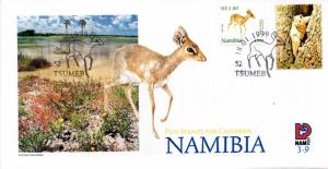 Namibia - 1999 Stamps for Children FDC SG 820-821