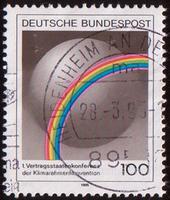 German Federal Republic #1884 Used - 1995 100pf. - Globe
