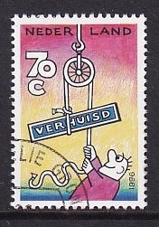 Netherlands   #925  cancelled  1996  moving stamp  70c