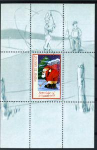 SOMALILAND Santa Claus s/s Perforated mnh.vf