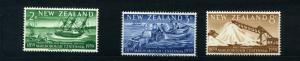 1959 New Zealand 327-329 Mint NH Marlborough Centenary Ship