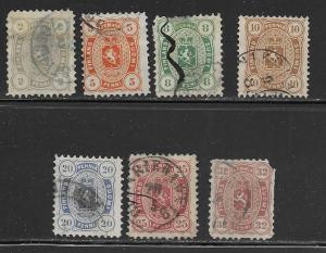 Finland 17-23 used, see description f-vf. 2018 CV $325.00