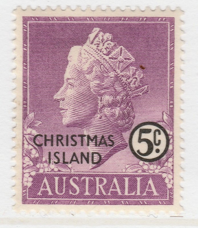 1958 British Colonies Christmas Island 5cMH* Stamp A22P21F9115-