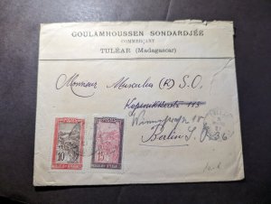 1921 French Madagascar Cover Tulear to Berlin SW 36 Germany