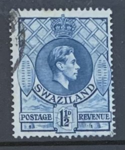 SWAZILAND 1938 GVI 1.5d  SG30b FINE USED