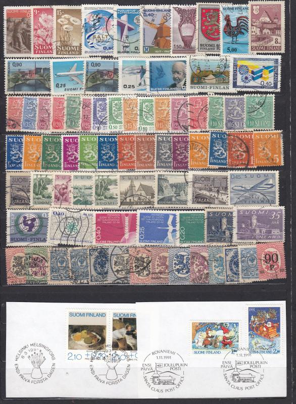 Finland - small stamp lot  (977N)