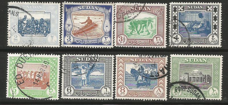 SUDAN, SCOTT#'S 105-112