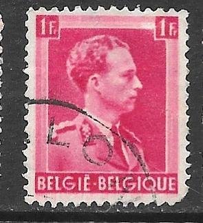 Belgium 311: 1f Leopold III, used, F-VF