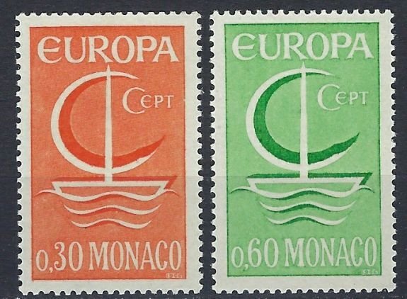 Monaco 639-40 MNH 1966 Europa
