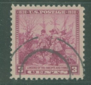 United States #836  Single