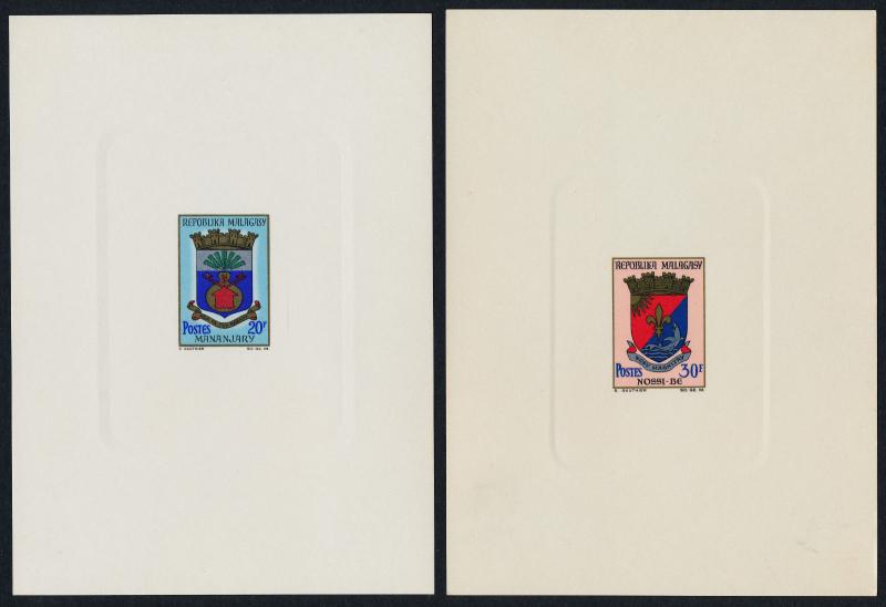 Malagasy 388-90 Deluxe Proofs MNH Crests