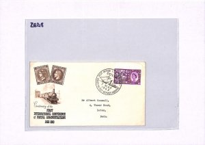 GB *POSTAL CONFERENCE* FDC 1963 DOVER PACKET SERVICE First Day Cover ZE218