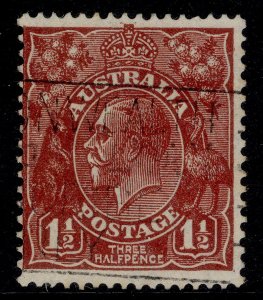 AUSTRALIA QEII SG126, 1½d red-brown, FINE USED. Cat £18.