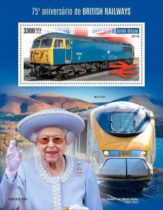 2023/04 - GUINEA BISSAU - BRITISH RAILWAYS  I  1V  complet set    MNH **