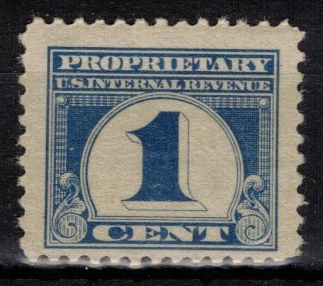 USA - Revenues - Proprietary - Scott RB65 MNH