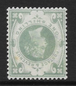 Sg 211wi 1/- Green Jubilee with Inverted Watermark UNMOUNTED MINT/MNH 