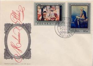 Poland, First Day Cover, Art