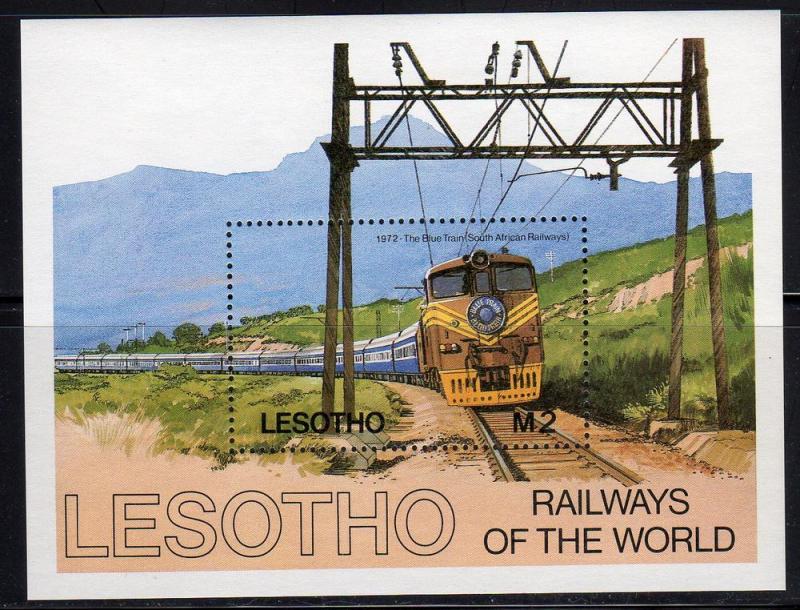 Lesotho 458 - Mint-NH - The Blue Train (cv $2.25)