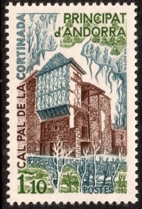 Andorra (French) #275  MNH - Cortinada Farm House (1980)