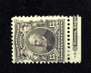 HS&C: Scott #308 Fresh imprint single. Mint F H US Stamp