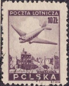 Poland C14 1946 Used