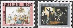 Guinea - Bissau 803 - 809.  Set of 6 paintings - French Revolution