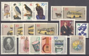 GERMANY BERLIN 1973 YEAR SET  MNH