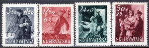 CROATIA NDH 1944 - Postal Workers - MNH Set