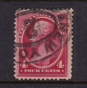 1888 Jackson Sc 215 sound used 4c carmine single CV $30 (B4