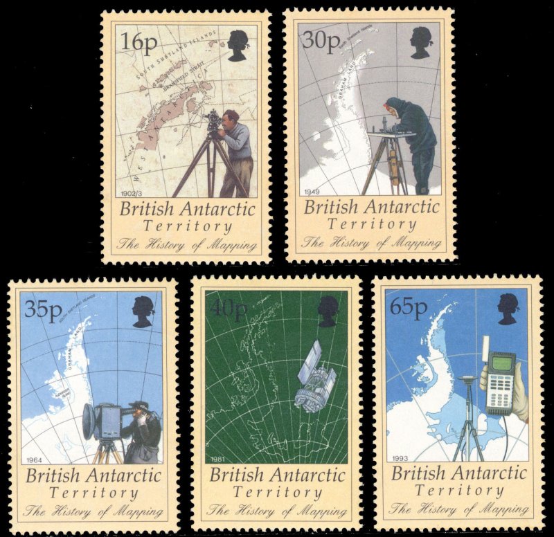 British Antarctic Territory 1998 Scott #253-257 Mint Never Hinged