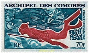 757843 HINGED COMORES 1972 PESCA SUBMARINA.
