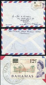 Bahamas QEII cover with Marsh Harbour CDS