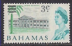 Bahamas 1966 QE2 3c SG 275 MNH  ( F562 )