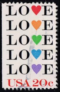 US #2072 LOVE; Used (0.25)