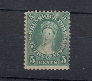 Canada New Brunswick QV 1860 5c SG15 MH JK6118