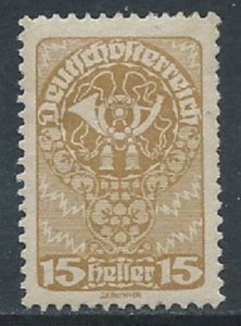 Austria, Sc #207, 15h MH