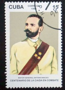 CUBA Sc# 3781  ANTONIO MACEO revolutionary 15c 1996 used cto