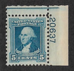 710,Mint plate # 20637