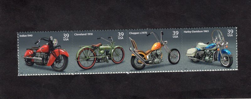 4085-4088 American Motorcycles, MNH strip/4