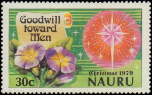 Nauru #206-209, Complete Set(4), 1979, Christmas, Never Hinged